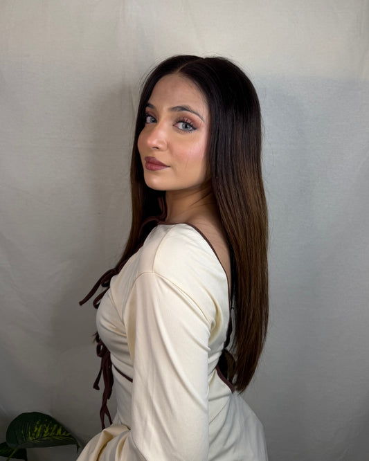 Hazel Wig – Chocolate Brown Ombré Elegance
