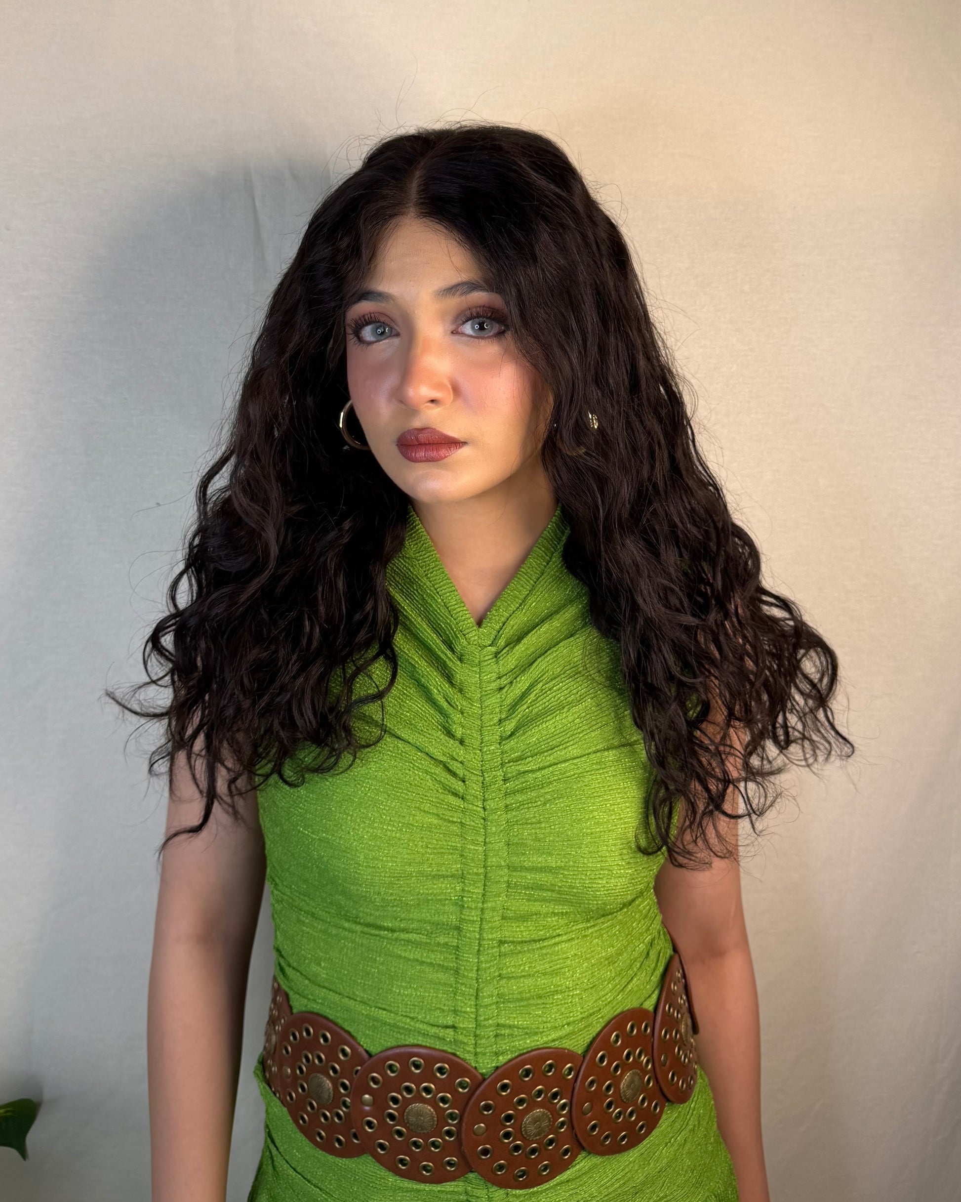 HD lace curly wig natural hairline