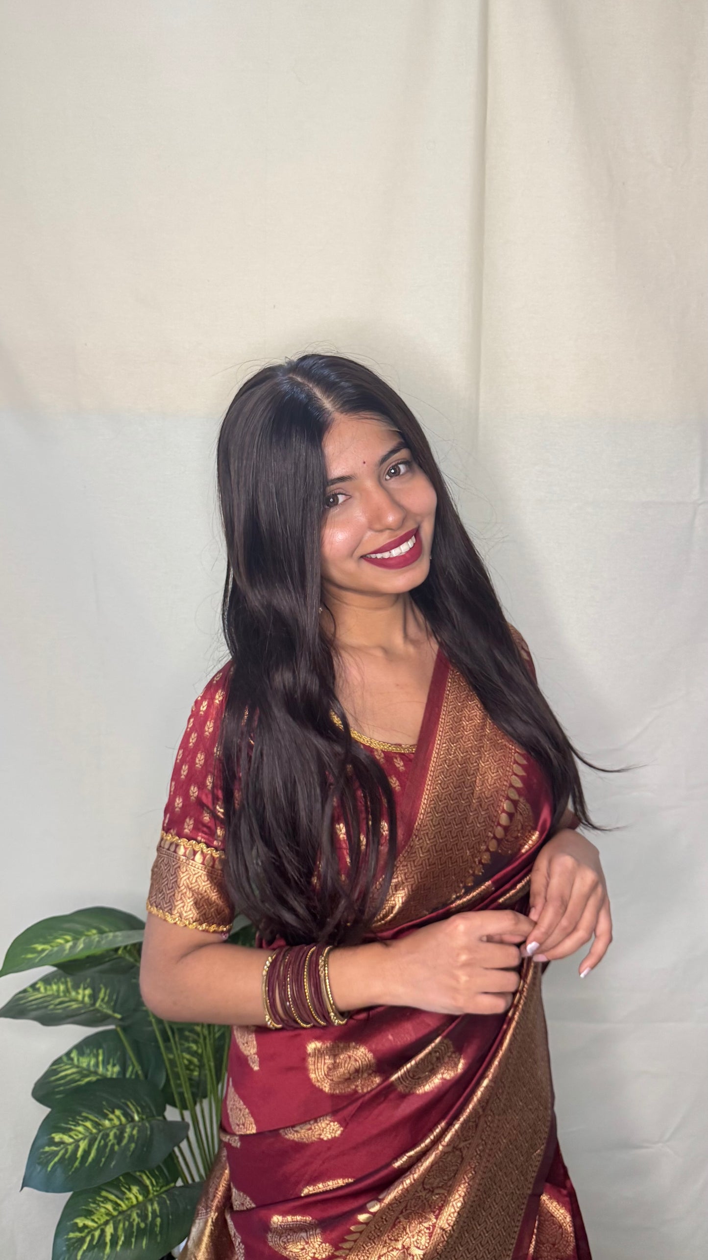 Black wavy human hair wig with HD lace and pre-plucked hairline – Jasmine by HairCherry