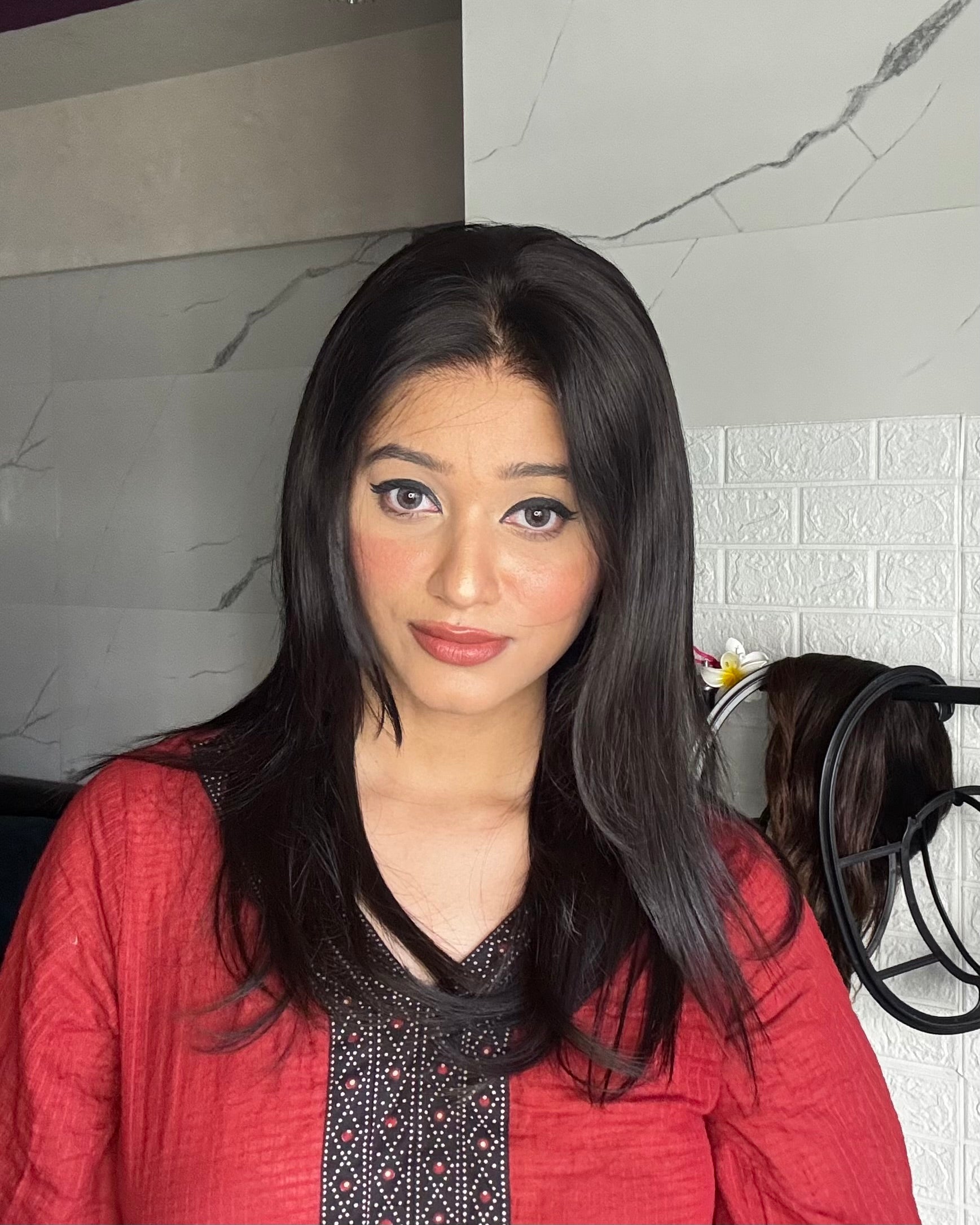 Straight human hair HD lace wig
